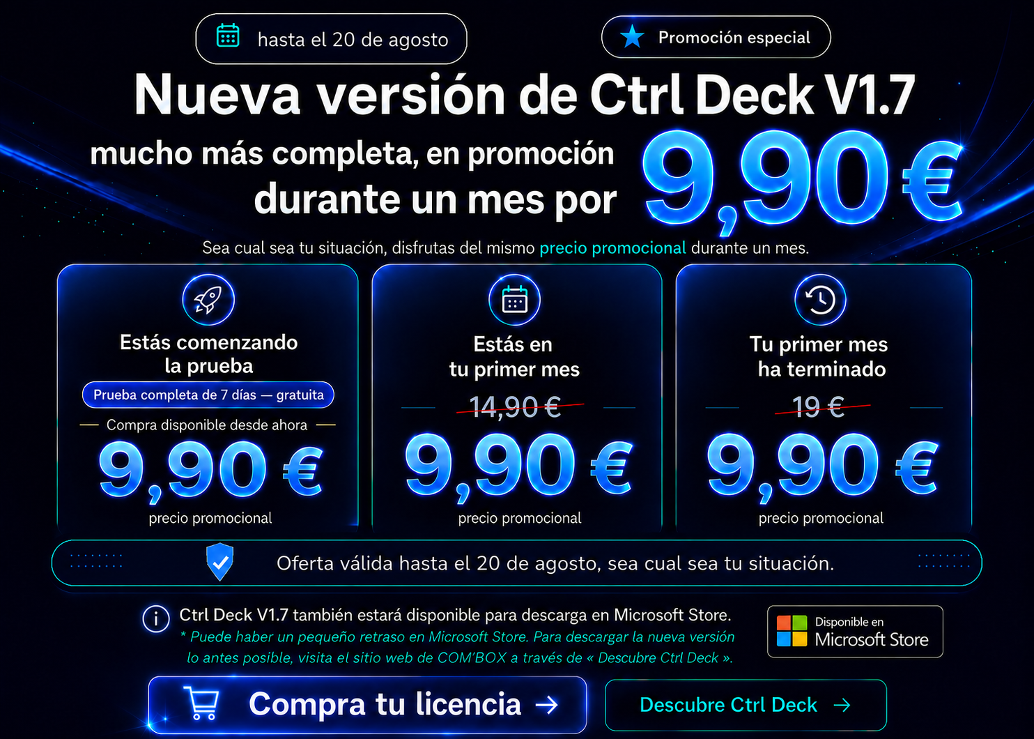Oferta promocional de Ctrl Deck V1.7 a 9,90 €
